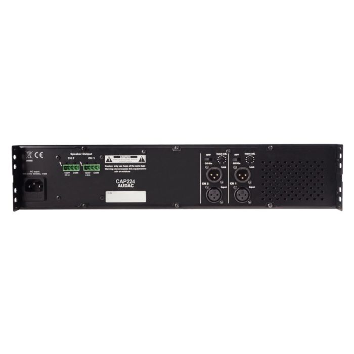 Audac CAP224 - Profesionalno 100V dvokanalno pojačalo 2x240W