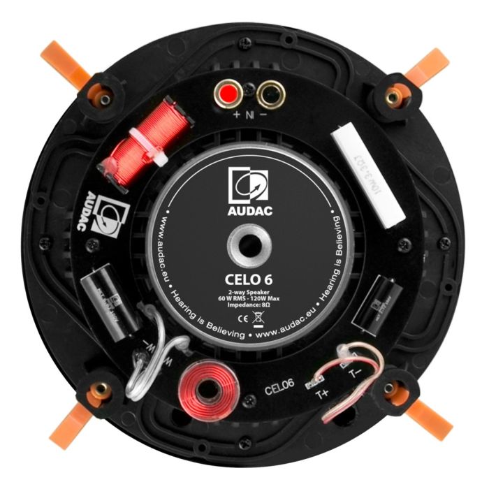 Audac CELO6I/W - High-end 2-way ugradni plafonski zvučnik 6&quot;, bela