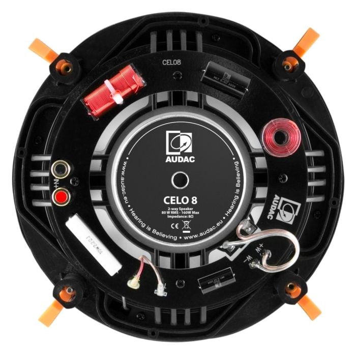 Audac CELO8I/W - High-end 2-way ugradni plafonski zvučnik 8&quot;, bela