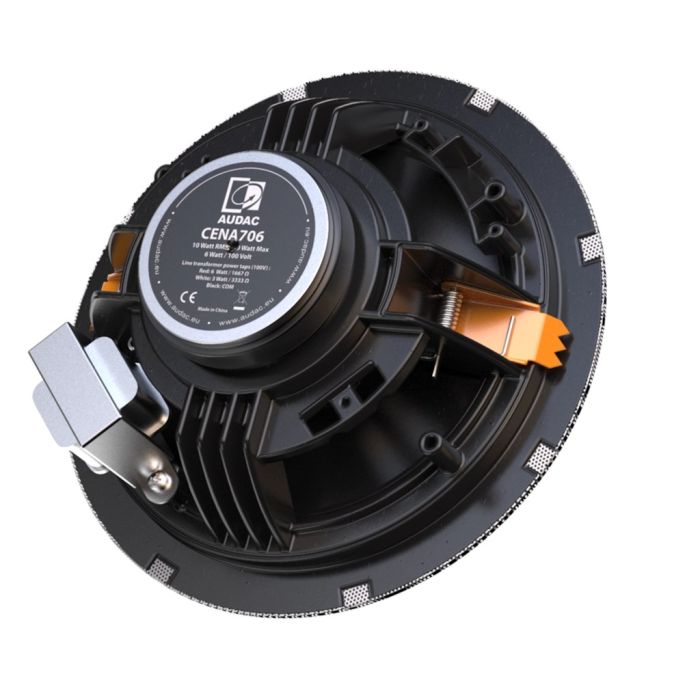 Audac CENA706/B - SpringFit plafonski zvučnik 6.5&quot; 100V, crni
