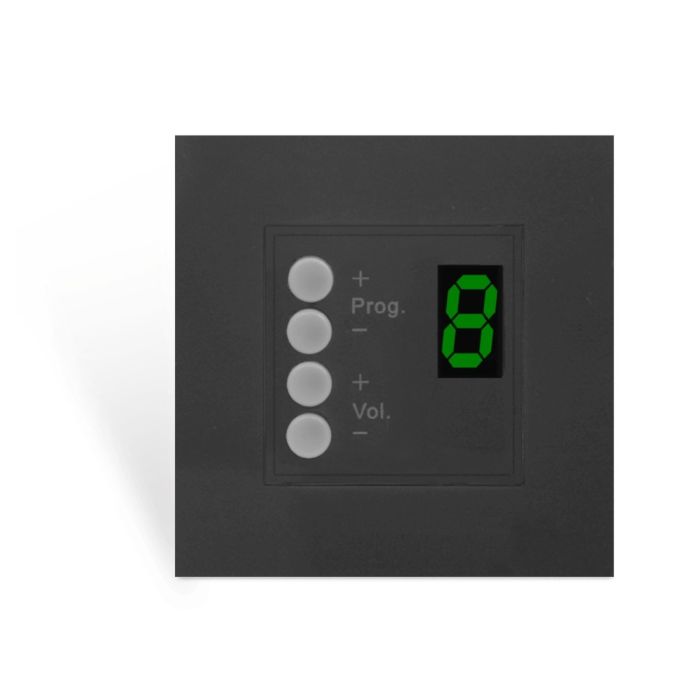 Audac DW3018/W - Zidni panel kontroler 8 zona za 45x45 standard, beli