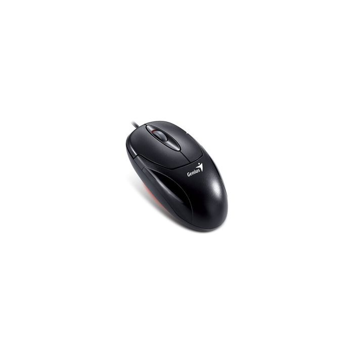 Genius DX-110 PS/2 žičani optički miš — 1000dpi, simetrični, crni