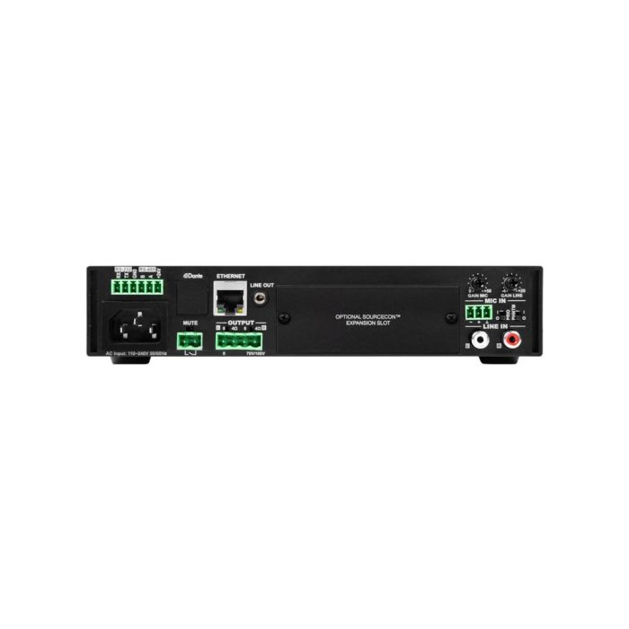 Audac MFA208 - All-in-one audio sistem 2x40W / 80W 70/100V sa SourceCon modulom
