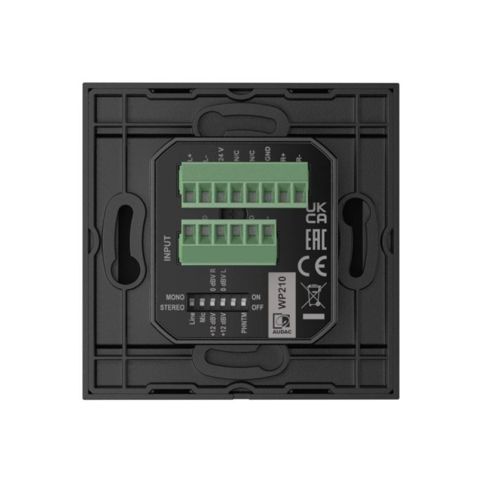 Audac WP210US - Zidni audio panel US (mikrofon i linijski ulaz)