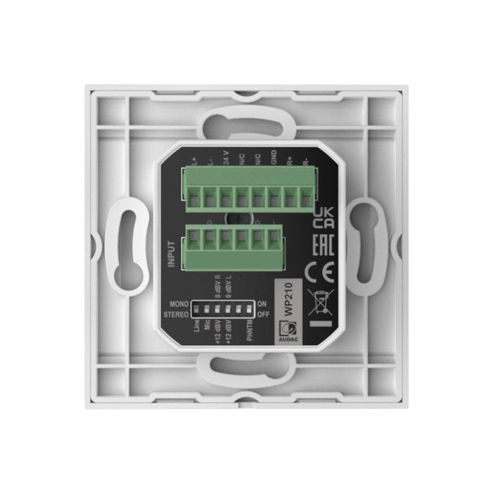 Audac WP210US - Zidni audio panel US (mikrofon i linijski ulaz)