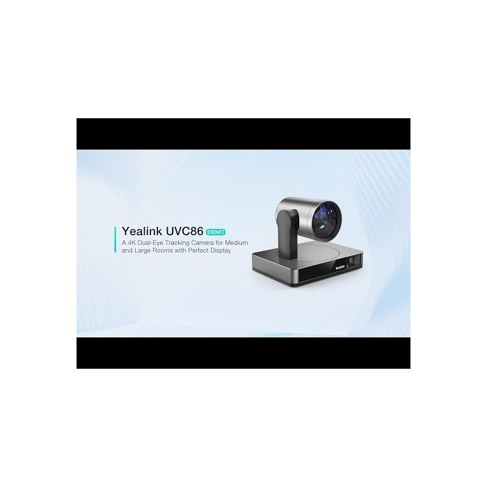 Yealink UVC86 Demo - A 4K Dual-Eye Tracking Camera for Medium and Large Rooms