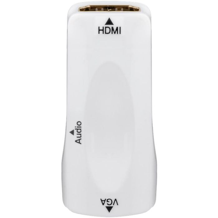 Adapter HDMI F - VGA F - 3.5mm F (3-pin, stereo)