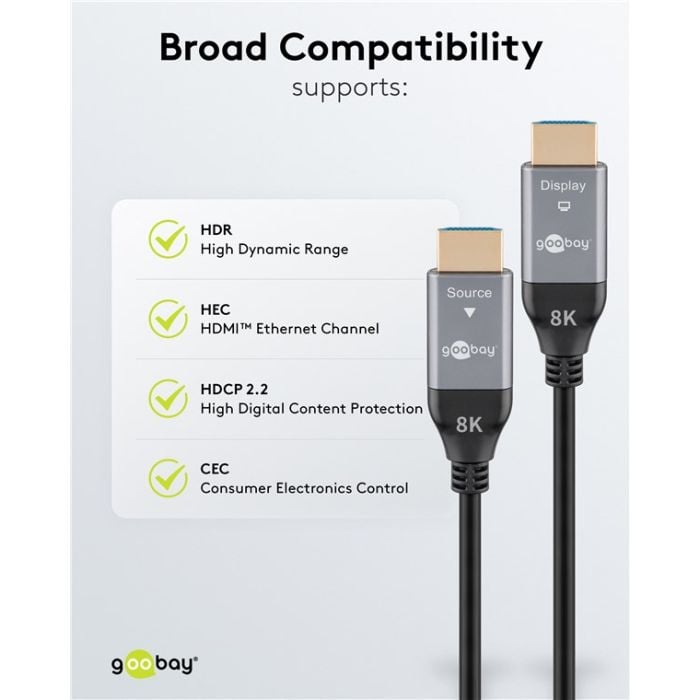Goobay HDMI 2.1 optički ultra high speed kabl AOC 40m