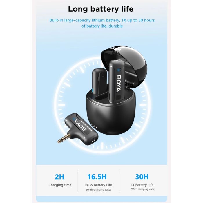 Boya BY-WM3T-U2 bezicni audio set za USB-C uređaje (za 2 sagovornika)