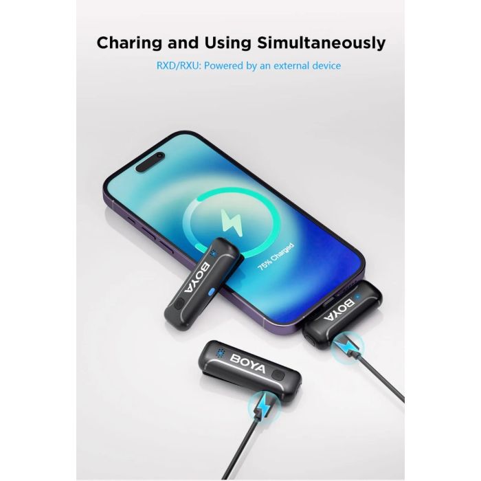 Boya BY-WM3T-U2 bezicni audio set za USB-C uređaje (za 2 sagovornika)