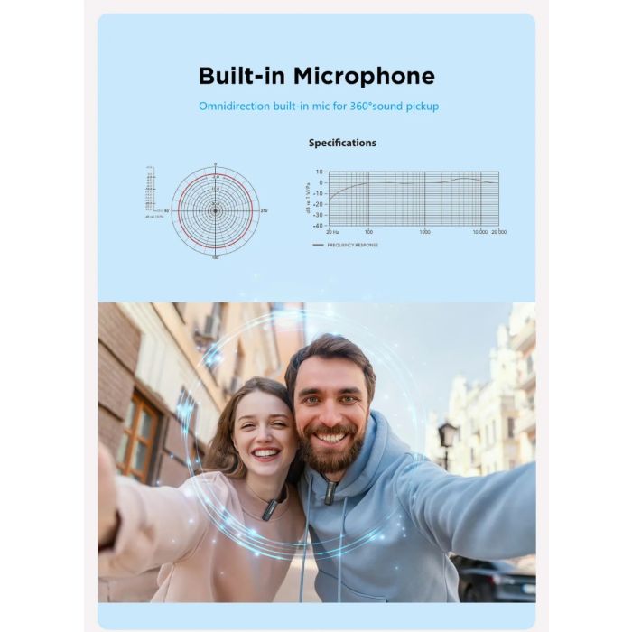 Boya BY-WM3T-U2 bezicni audio set za USB-C uređaje (za 2 sagovornika)
