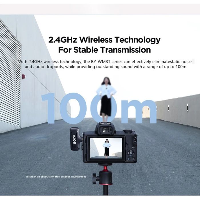 Boya BY-WM3T-U2 bezicni audio set za USB-C uređaje (za 2 sagovornika)