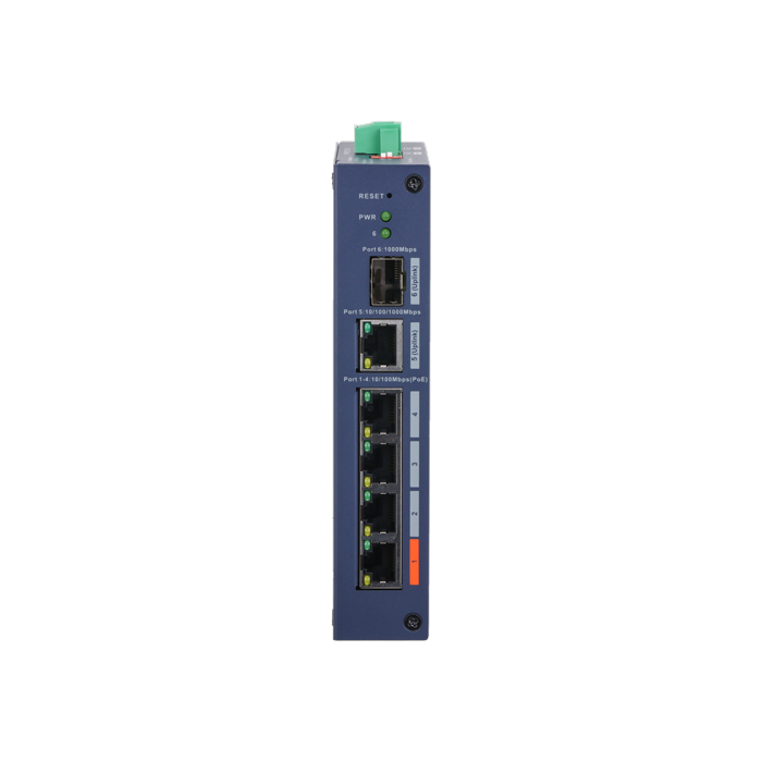 Dahua Layer 2 upravljivi PoE 6-portni switch sa 4 PoE portova CHS4106-4ET-60