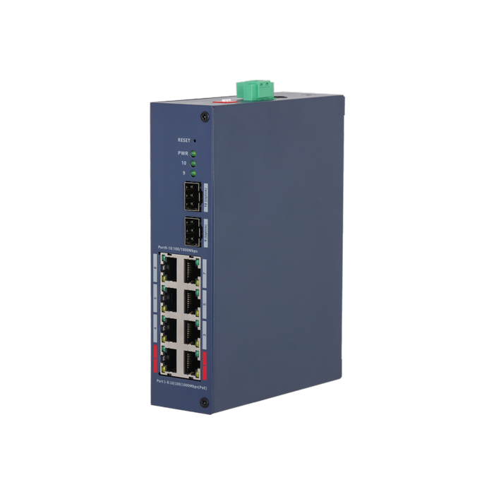 Dahua upravljivi Layer 2 8+2 portni PoE switch CHS4210-8GT-110