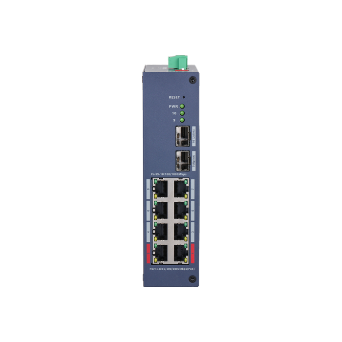 Dahua upravljivi Layer 2 8+2 portni PoE switch CHS4210-8GT-110