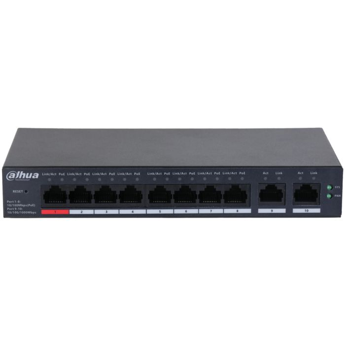 Dahua CS4010-8ET-110 8-portni PoE switch