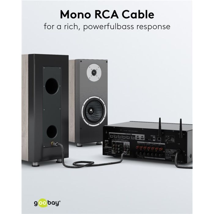 Goobay RCA m - RCA m kabl (više dužina)