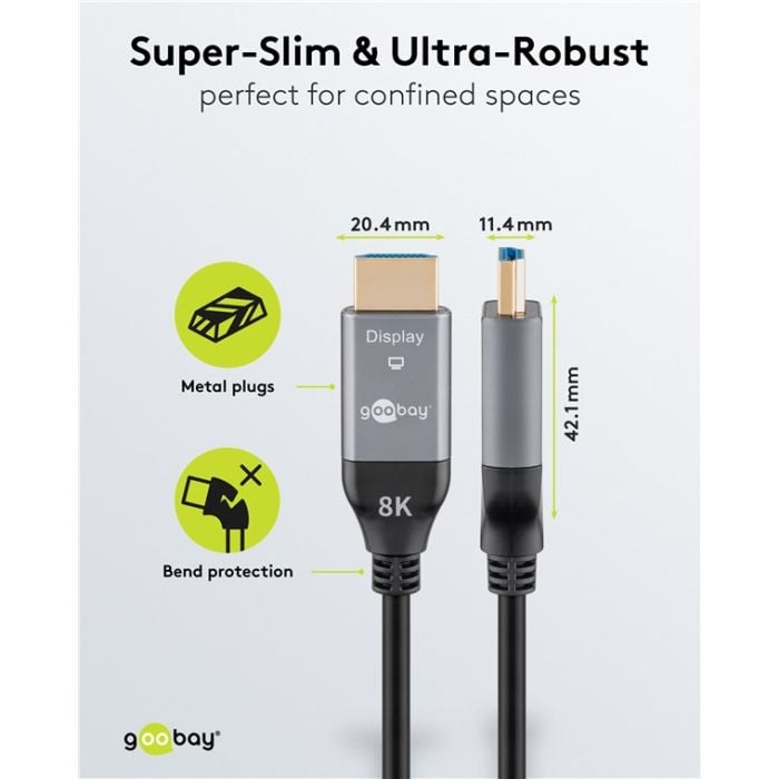 Goobay HDMI 2.1 optički ultra high speed kabl AOC 40m