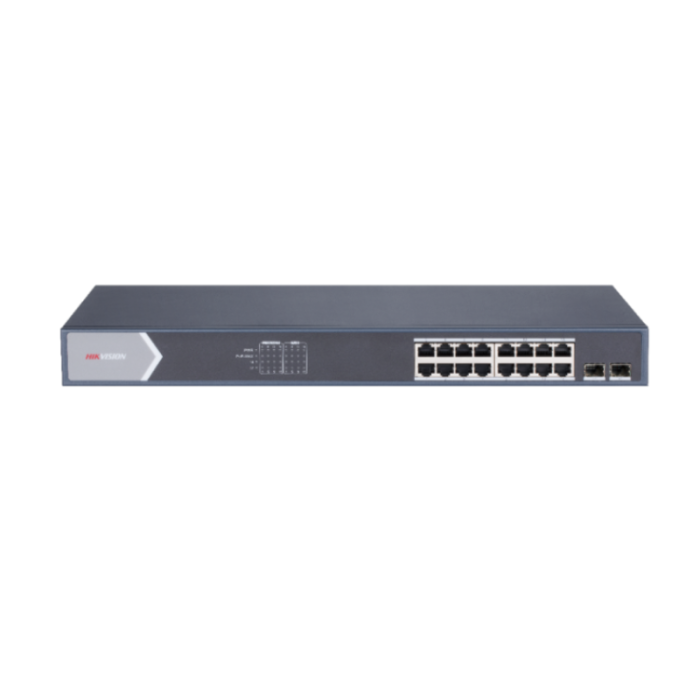 Hikvision DS-3E1518P-SI 18-portni (16+2) gigabitni PoE switch