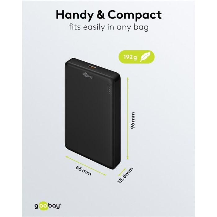 Goobay Wireless magnetni Power Bank 10,000 mAh  