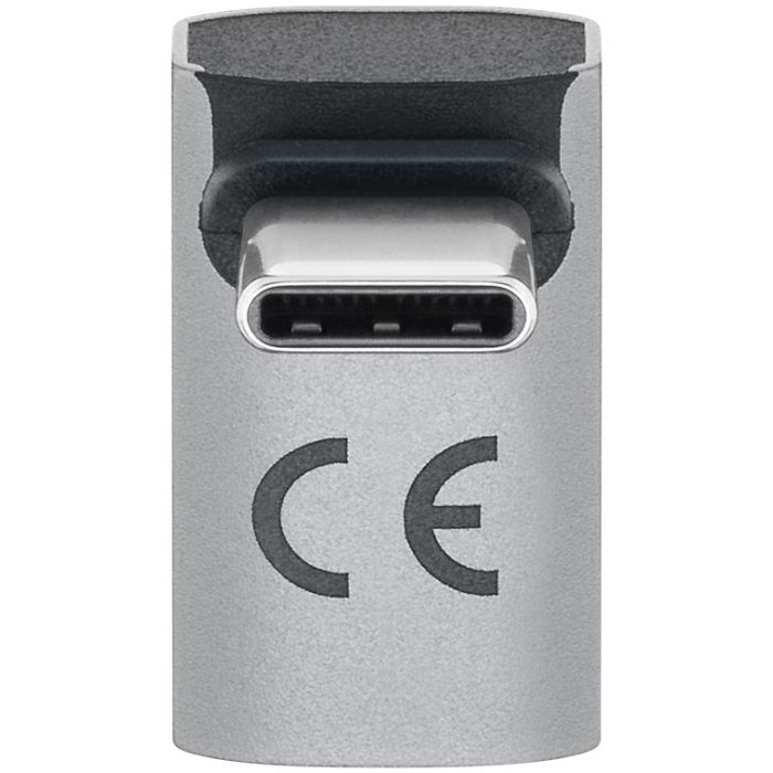 Goobay adapter USB-C 4.0 m-f po uglom Long