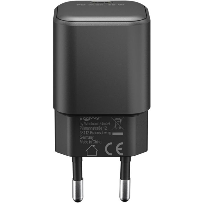 Punjač USB C PD GaN 65W Goobay (crni)