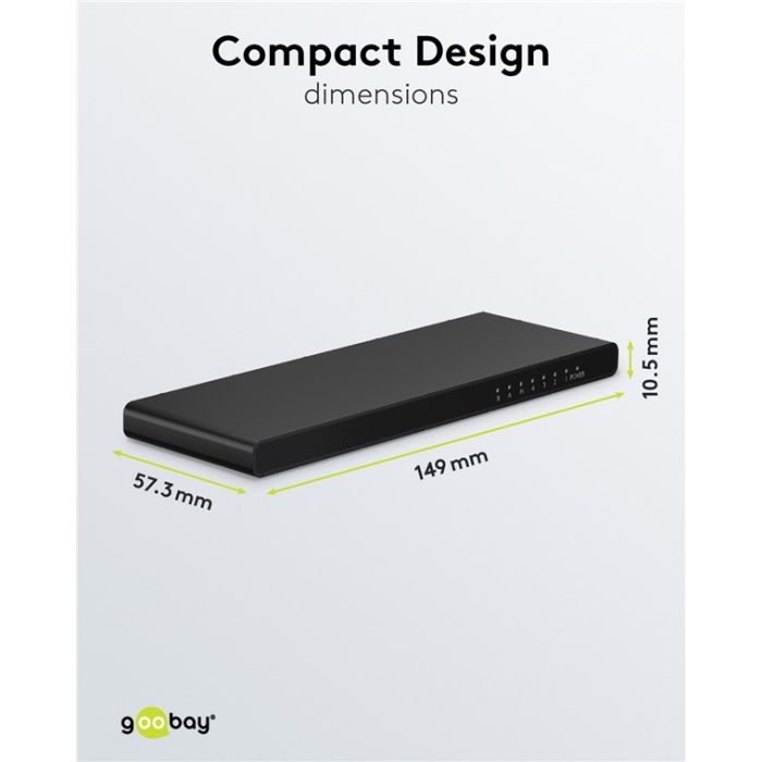 Goobay HDMI spliter 1 na 4 4K