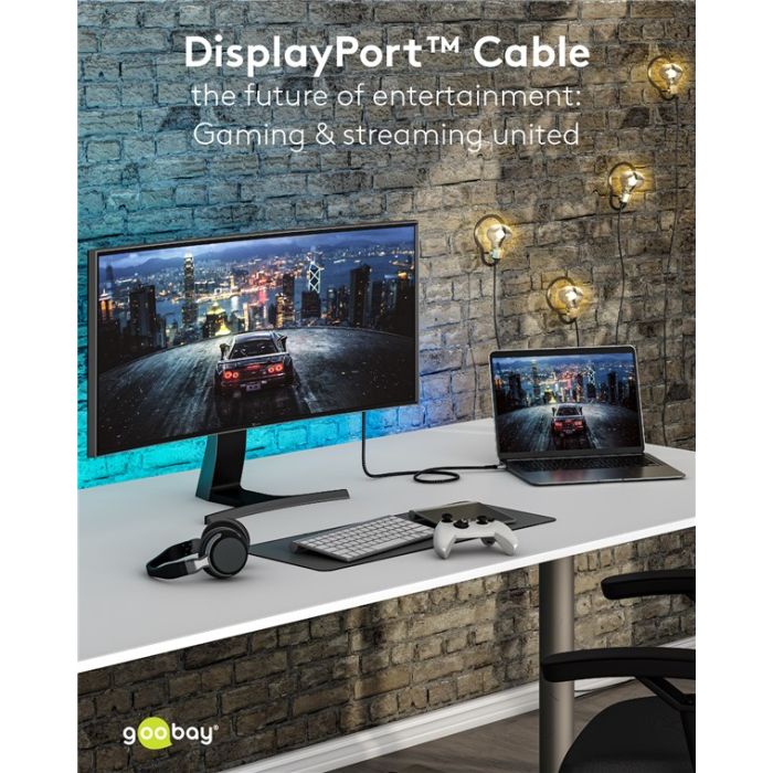 Goobay Plus DisplayPort kabl 2.0/2.1 (više dužina)