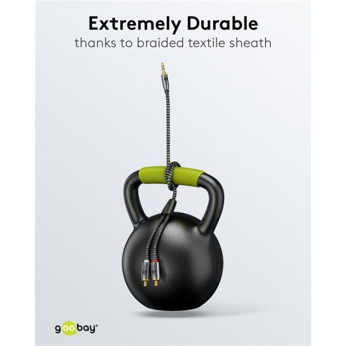 Goobay kabl 3.5mm ST - 2x RCA m