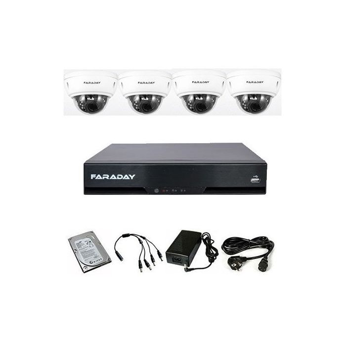 Faraday komplet Full HD 4 varifokalne kamere 