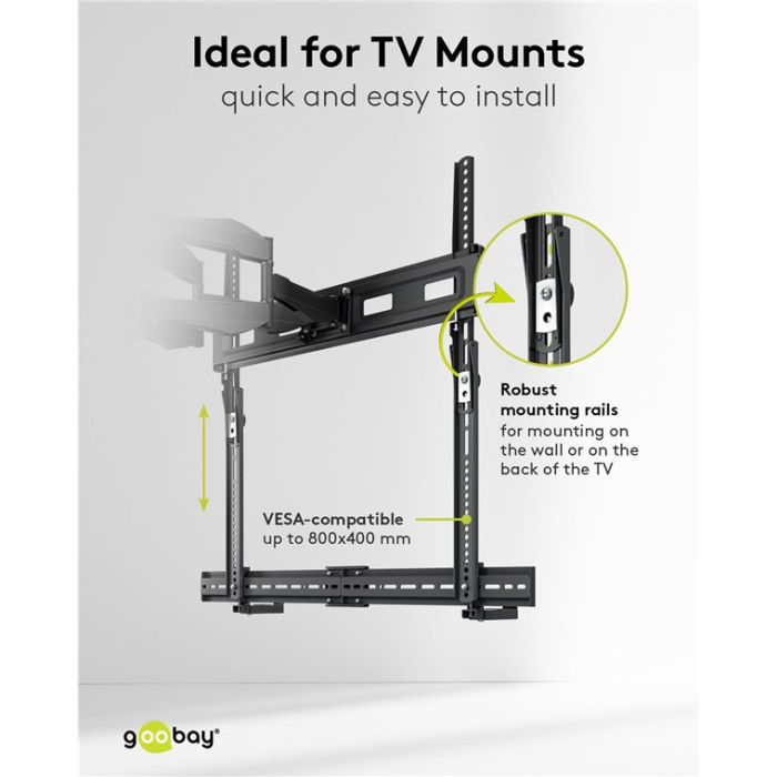 Goobay univerzalni nosač za soundbar zvučnike (crni)