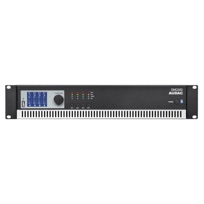 Audac SMQ350 - WaveDynamics™ DSP četverokanalno pojačalo 4×350W