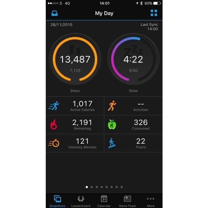 Garmin Vivosmart HR narukvica za fitness XL (crna)