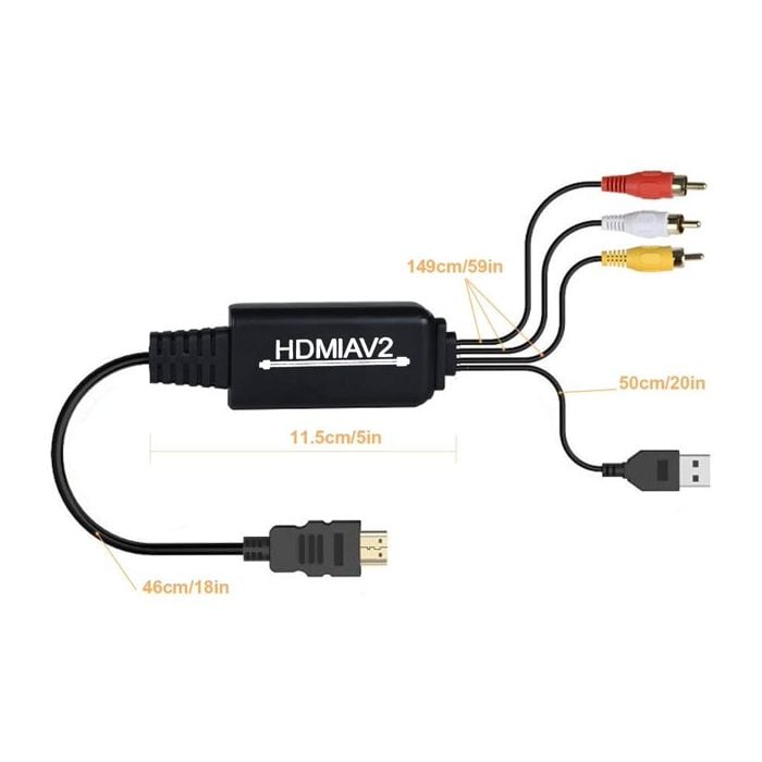 HDMI - AV konvertor kabl KT-HAV1