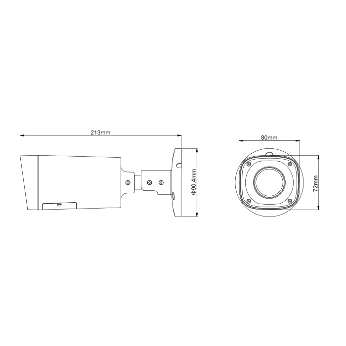 HDCVI bullet kamera HAC-HFW1200RP-VF Dahua