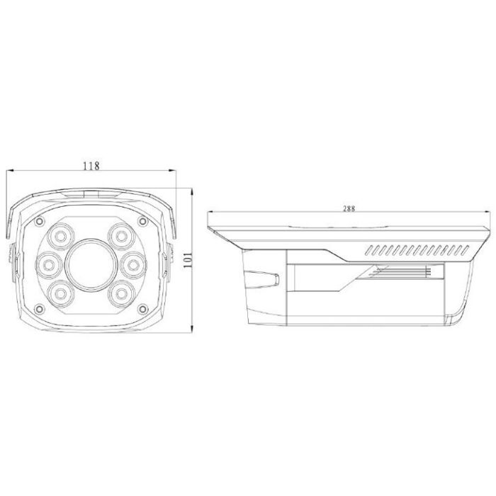 IP Full HD Bullet kamera IPC-HFW5200P-IRA Dahua