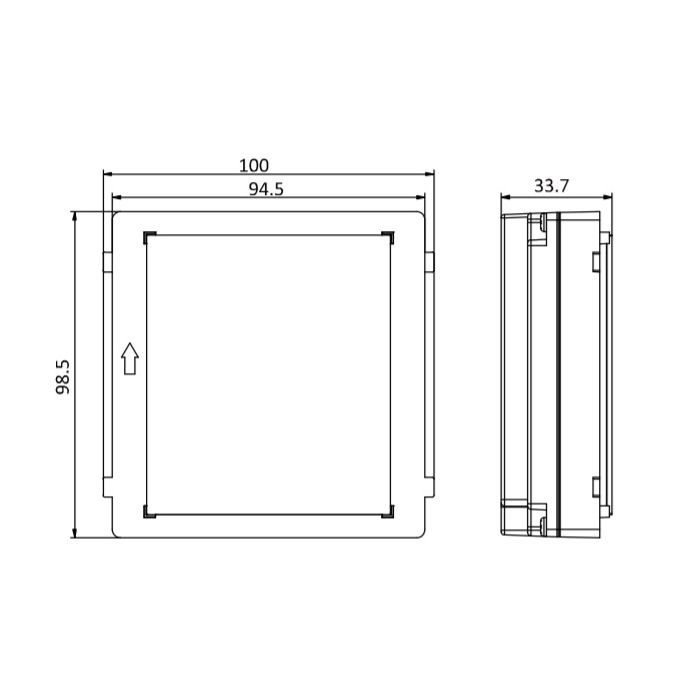 Prazan modul za interfon DS-KD-BK HikVision