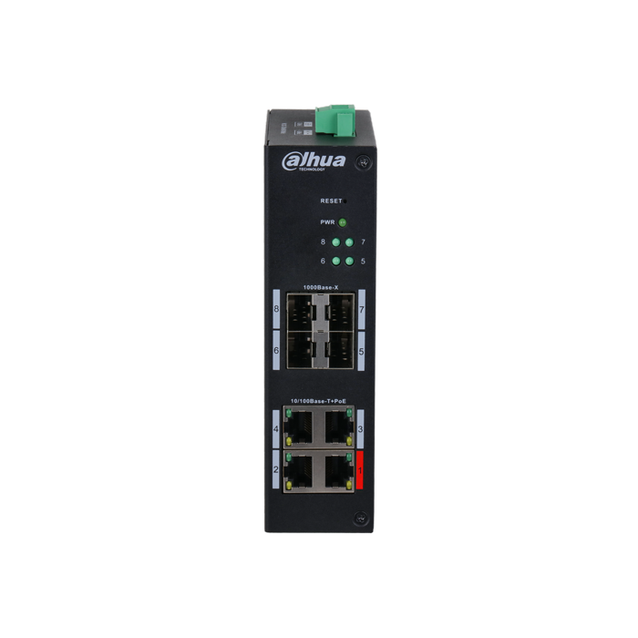 Dahua HS4408-4ET-96 4-portni PoE switch + 4x SFP porta