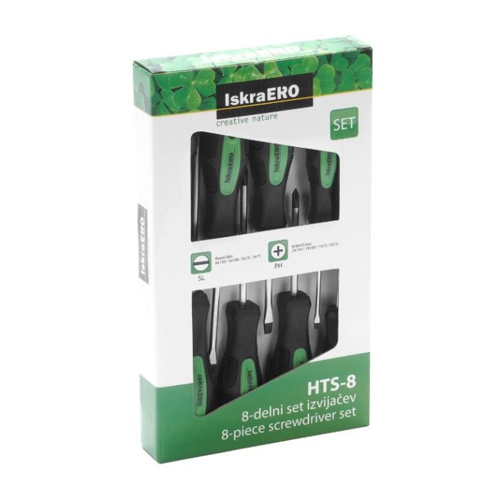 Iskra set odvijača (komplet 8 komada) ERO HTS-8