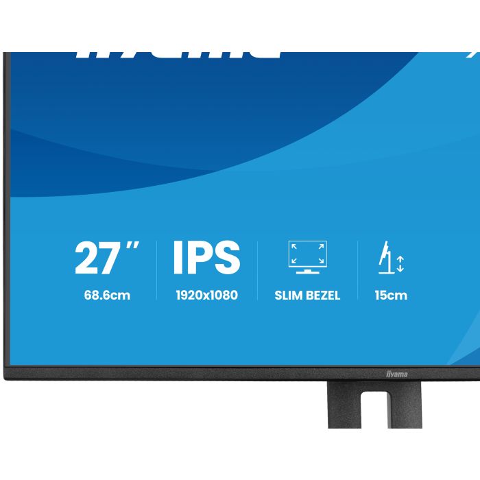 iiyama ProLite XB2797HSU-B1 - 27" IPS Full HD 120Hz business monitor, USB-C