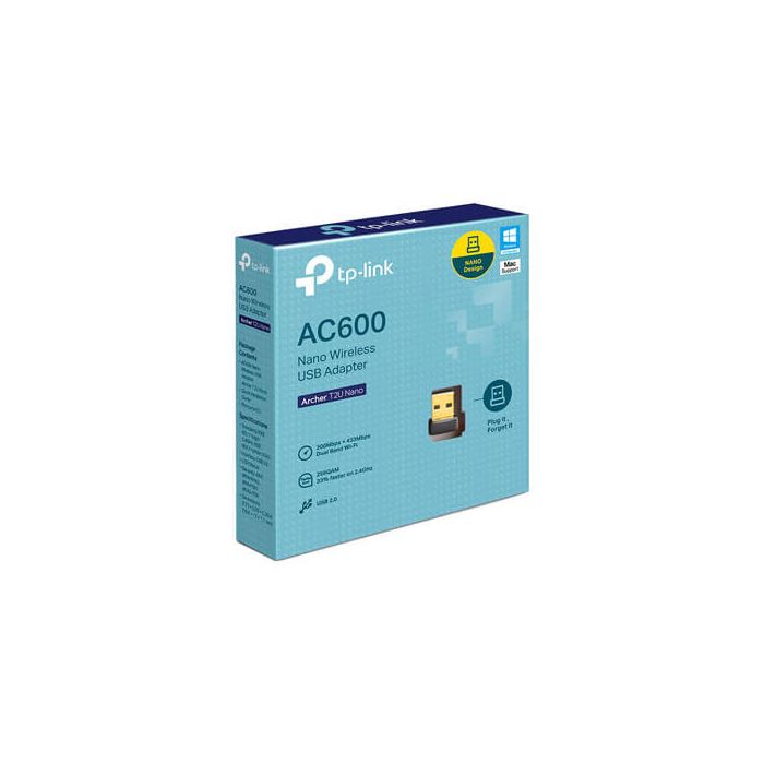 TP-Link Archer T2U NANO AC600 Wireless USB Adapter