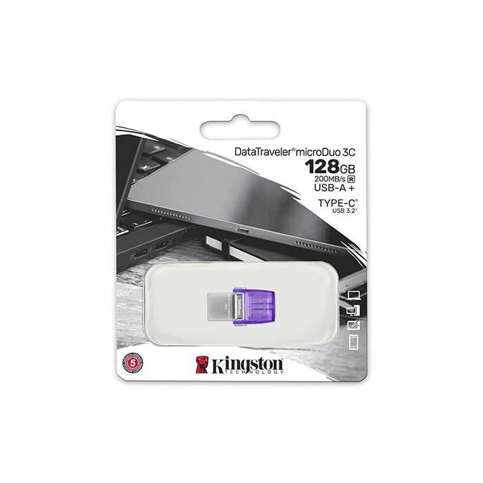 Kingston Data Traveler MicroDuo 3C USB memorija 128GB
