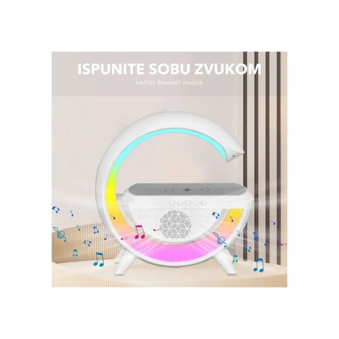 Marvo SG302 RGB Bluetooth 3u1 zvučnik + punjač + lampa
