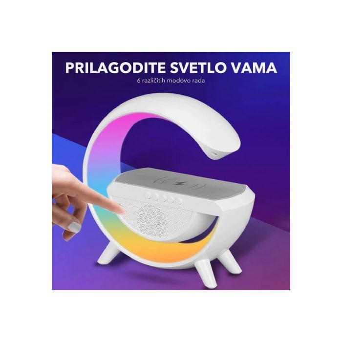 Marvo SG302 RGB Bluetooth 3u1 zvučnik + punjač + lampa