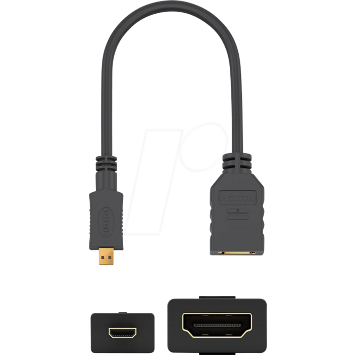 Goobay adapter Micro HDMI m na HDMI f