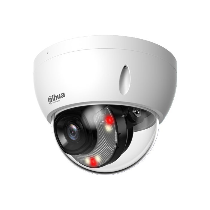 Dahua IPC-HDBW2649E-S-IL-0280B AI IP 6MP anti-vandal dome kamera sa hibridnim iluminatorima