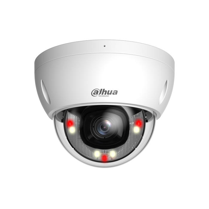 Dahua IPC-HDBW2649E-S-IL-0280B AI IP 6MP anti-vandal dome kamera sa hibridnim iluminatorima