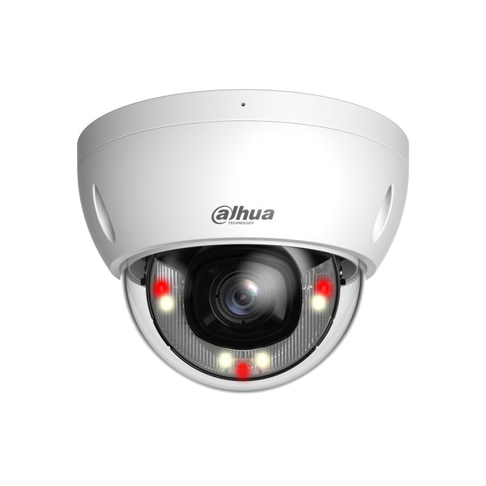 Dahua IPC-HDBW2849E-S-IL-0280B AI IP 8MP anti-vandal dome kamera sa hibridnim iluminatorima
