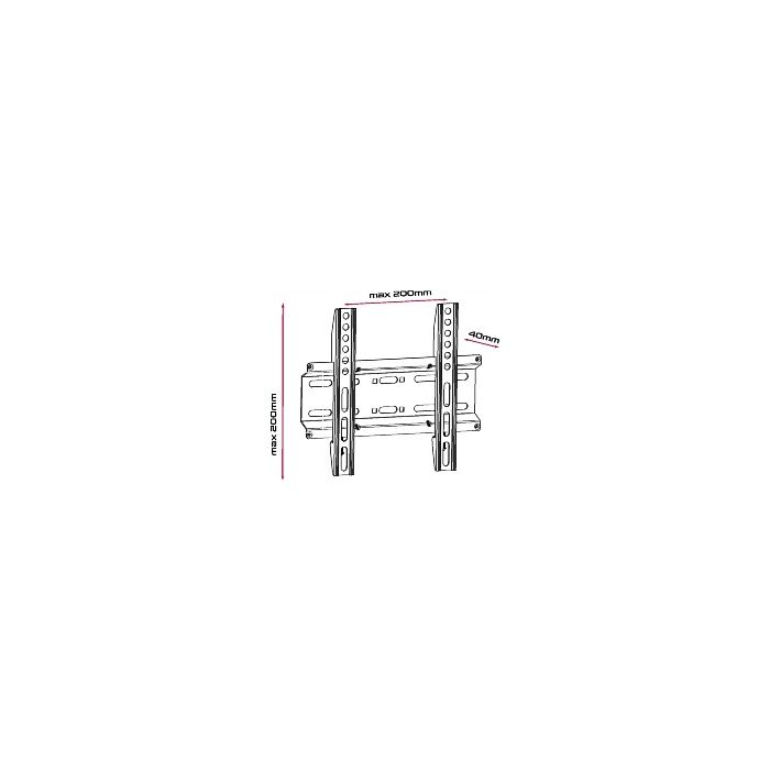 Unitronic zidni TV nosač  UEL-2342/FIX 23"-42"