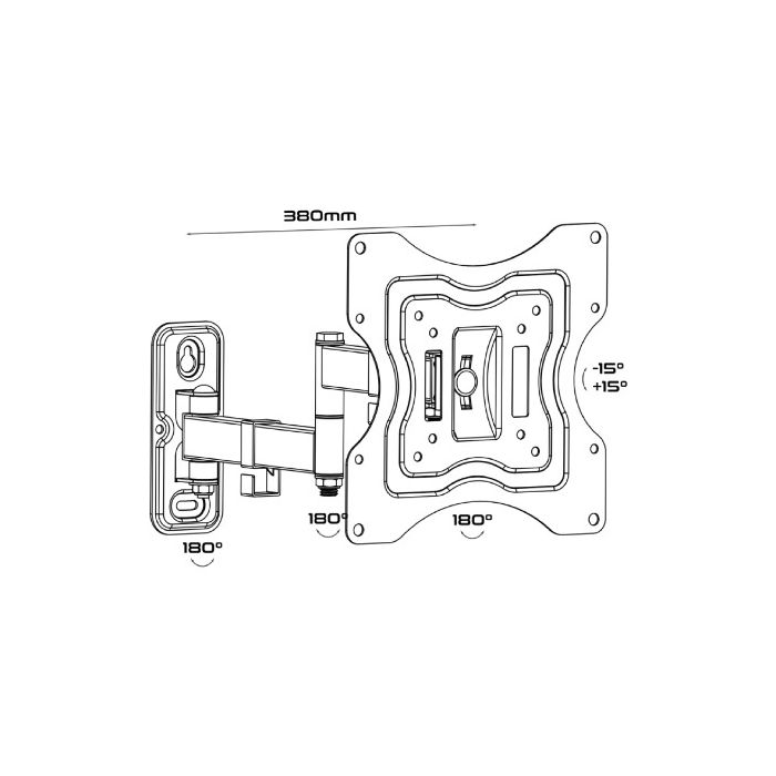 Unitronic zglobni TV nosač UWM-2342/3 23"-42"